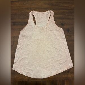Lululemon Love Tank Top Size 8 Pink Summit Wash Smoky Topaz Shirt